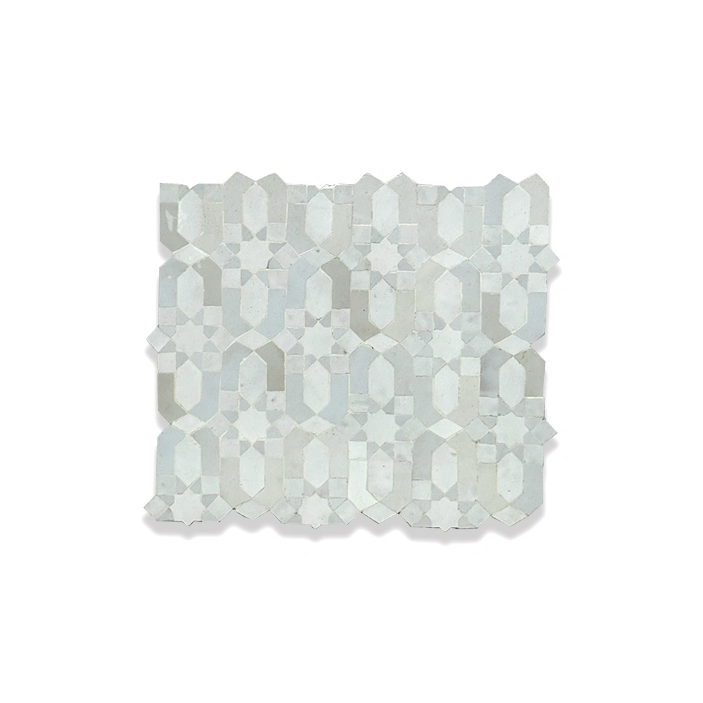 “Sevilla Whisper” – Soft Geometry in Pearl and Stone