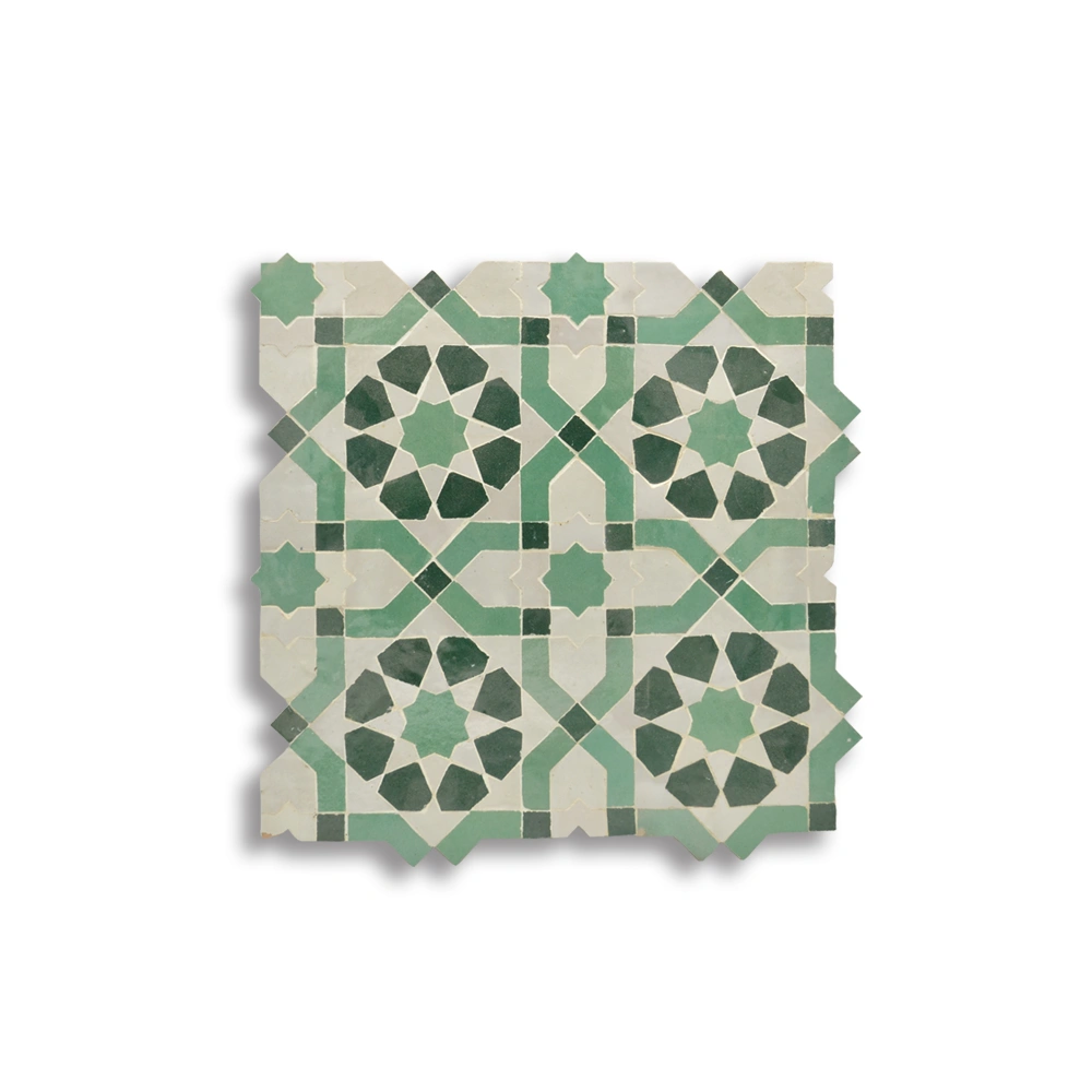 “Ketiani Garden” – Rosaces étoilées en floraison verte marocaine